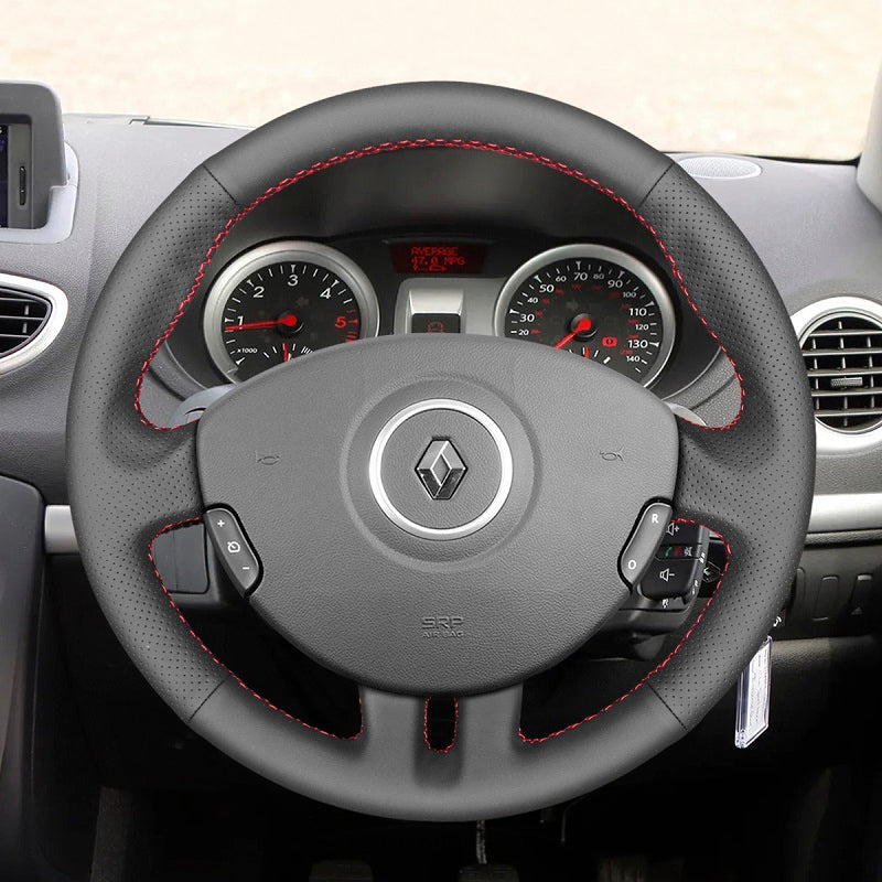 Hand Stitch Car Steering Wheel Cover for Renault Clio 3 2005-2012 from Mewant