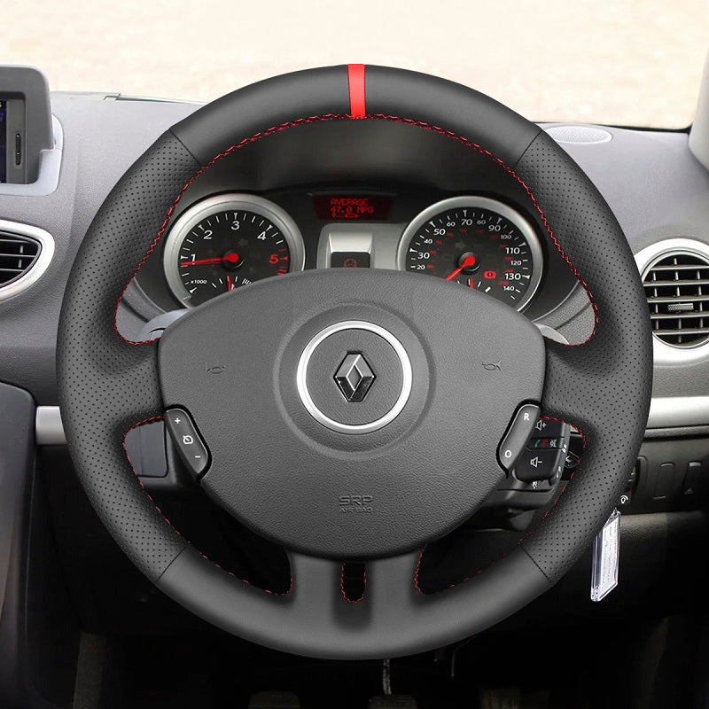 Hand Stitch Car Steering Wheel Cover for Renault Clio 3 2005-2012 from Mewant