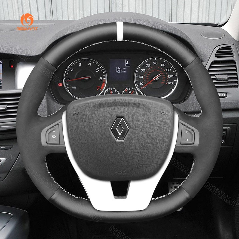 Hand Stitch Car Steering Wheel Cover for Renault Laguna 3 from Mewant