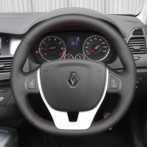 Hand Stitch Car Steering Wheel Cover for Renault Laguna 3 from Mewant