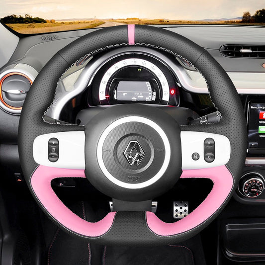 Hand Stitch Car Steering Wheel Cover for Renault Twingo 3 from Mewant