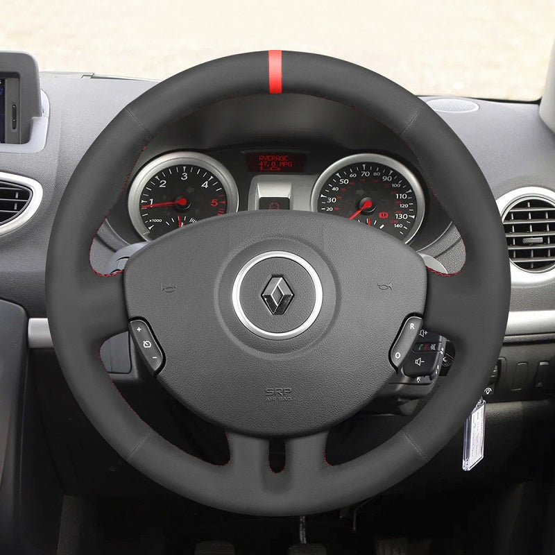 Hand Stitch Car Steering Wheel Cover for Renault Clio 3 2005-2012 from Mewant