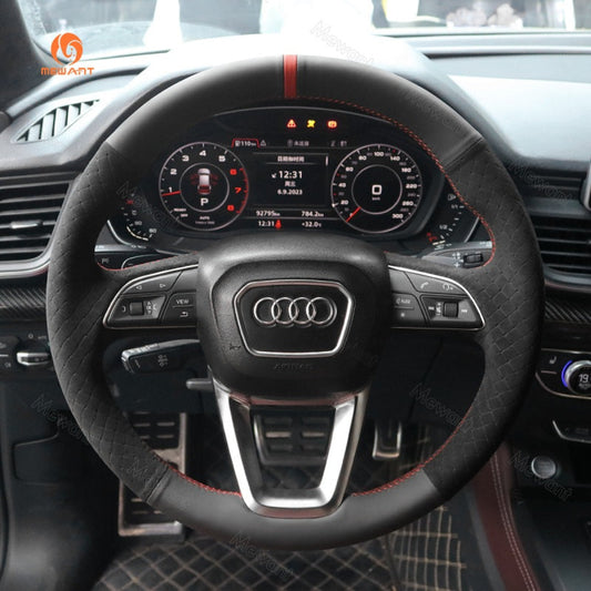 Coprivolante per auto Mewant® Alcantara per Audi A3 A4 A5 S3 S4 S5 Q2 SQ2 Q3 RSQ3 Q5 SQ5 Q7 SQ7 Q8 SQ8 