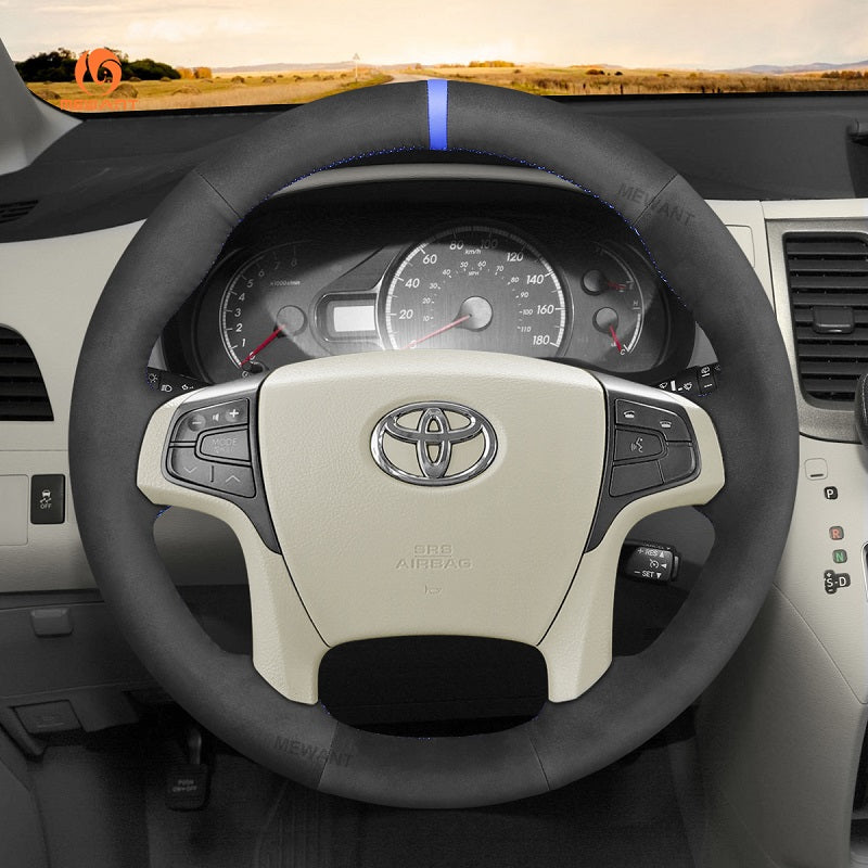 Car Steering Wheel Cover for Toyota Sienna 2011-2014 from Mewant
