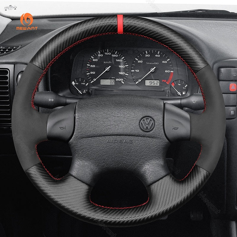 Mewant® Alcantara-Lenkradbezug für Volkswagen MK2 GOLF II 2 GTI 1984-1999