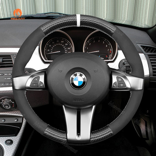 Car Steering Wheel Cover for Z4 E85 (Roadster) E86 (Coupe) from Mewant