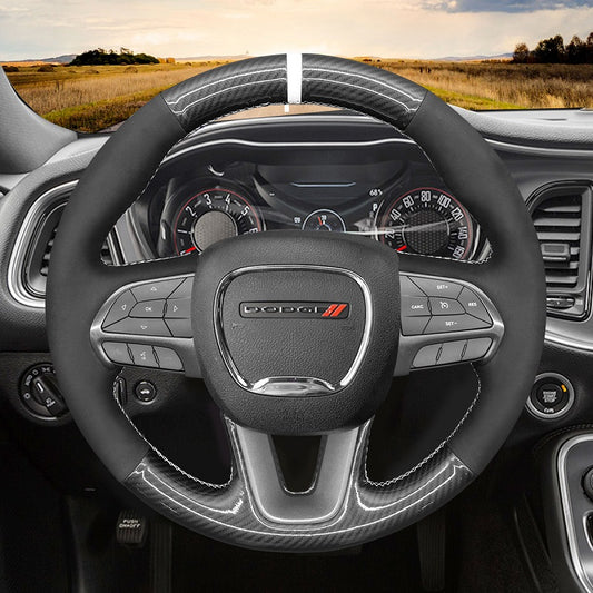 Car Steering Wheel Cover for Dodge Challenger Charger from Mewant