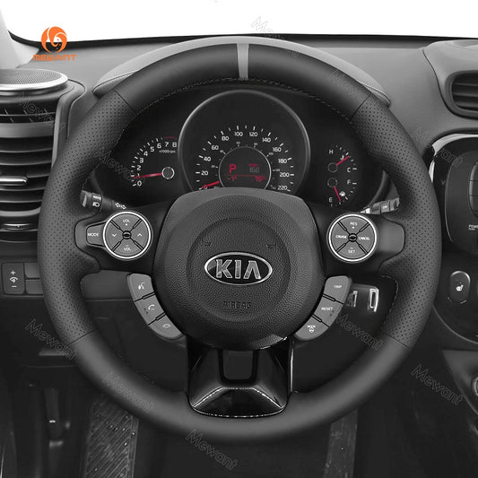 Car Steering Wheel Cover for Kia Soul 2014-2019 from Mewant