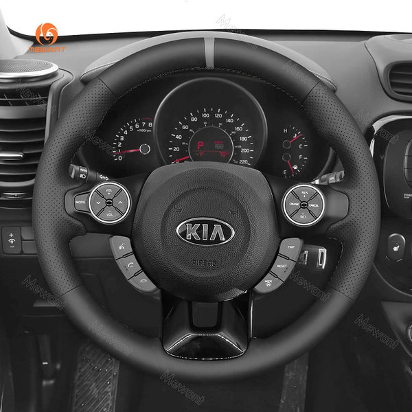Car Steering Wheel Cover for Kia Soul 2014-2019 from Mewant