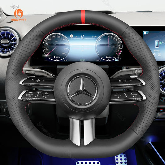 Car Steering Wheel Cover for Mercedes Benz AMG W206 C118 X118 C236 A236 C257