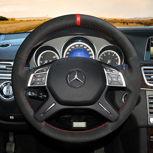 Hand Stitch Car Steering Wheel Cover for Mercedes Benz G-Class W463 2013-2018 from Mewant