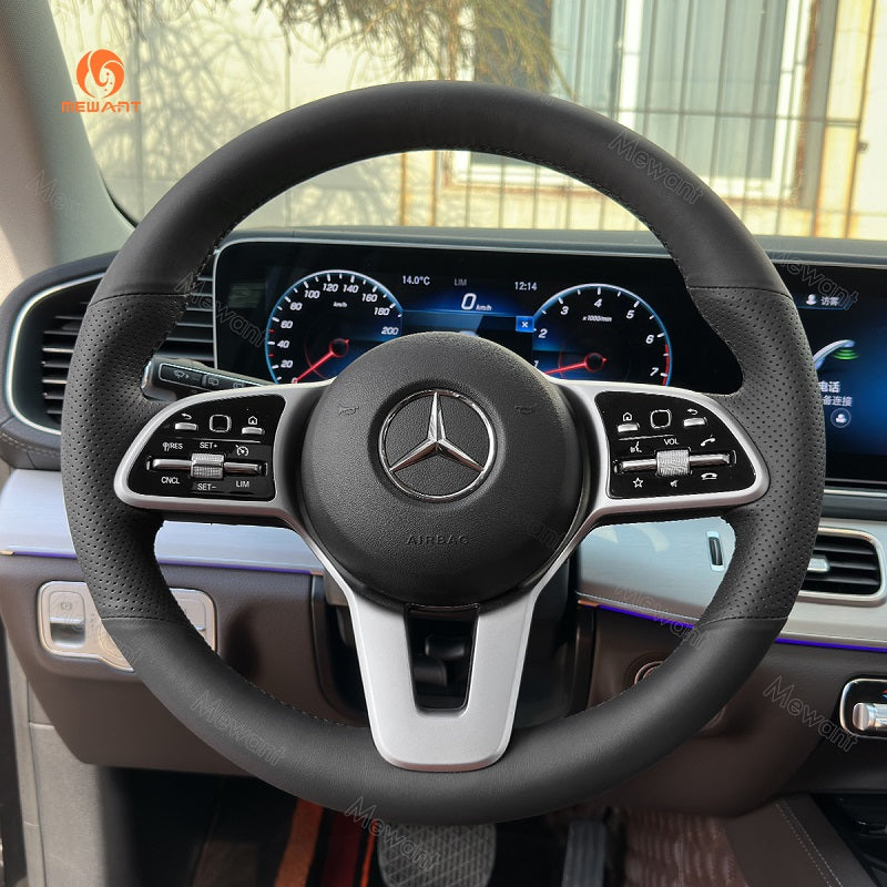 Hand Stitch Car Steering Wheel Cover for Mercedes-Benz W177 W205 C118 C257 W213 X243 W463 H247 X247 X253/C253 W167 X167 Sprinter from Mewant