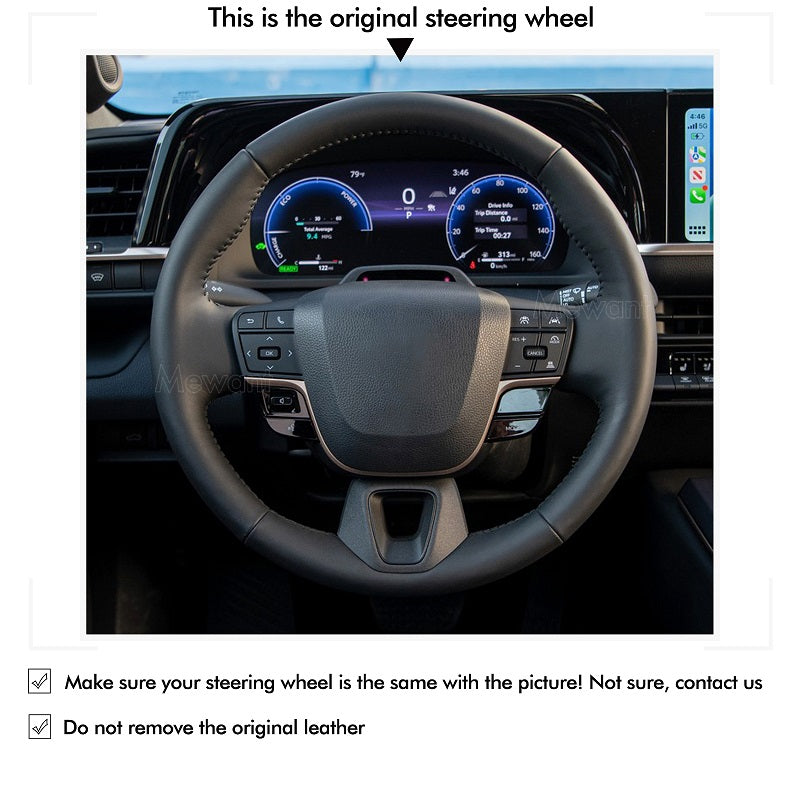Car Steering Wheel Cover for Toyota Crown from Mewant