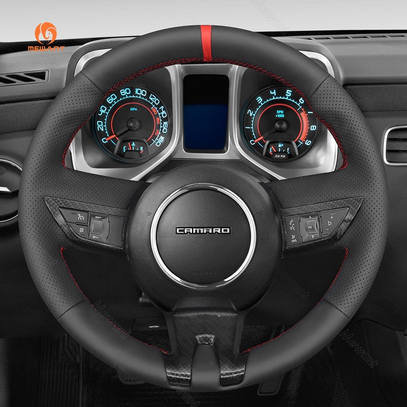 Mewant Car Steering Wheel Cover for Chevrolet (Chevy) Camaro 2010-2011 Steering Cover