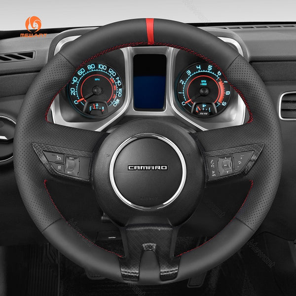 Mewant Car Steering Wheel Cover for Chevrolet (Chevy) Camaro 2010-2011 Steering Cover