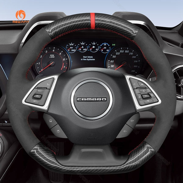 Mewant Car Steering Wheel Cover for Chevrolet (Chevy) Camaro 2016-2024