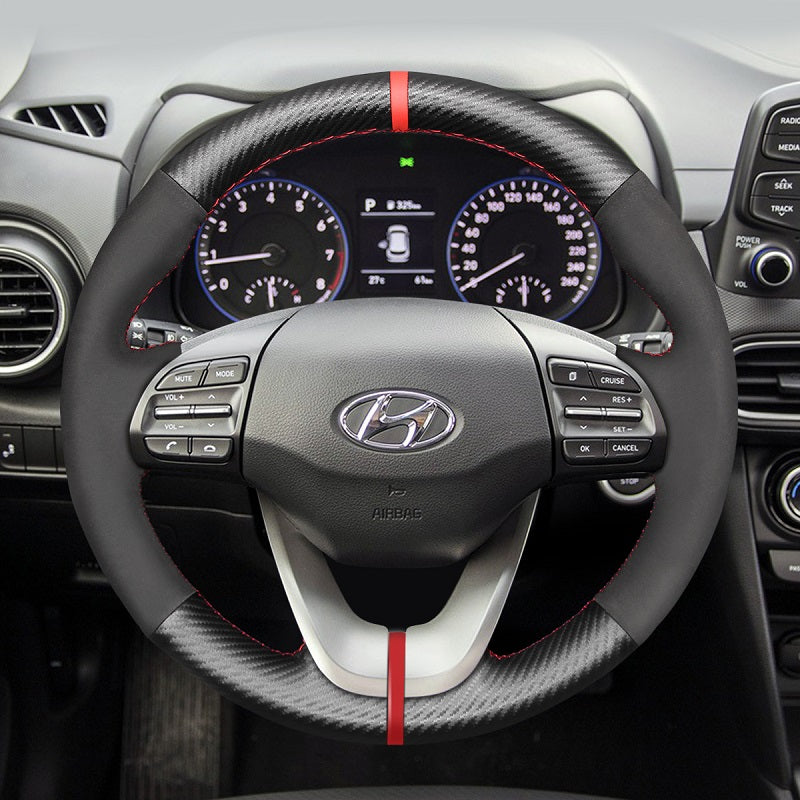 Mewant Auto Lenkradbezug für Hyundai Elantra GT Veloster Lenkungsabdeckung