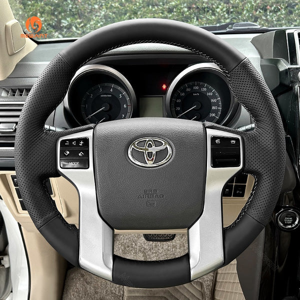 Mewant® Alcantara-Lenkradbezug für Toyota Land Cruiser Prado Land Cruiser Tacoma Tundra Sequoia