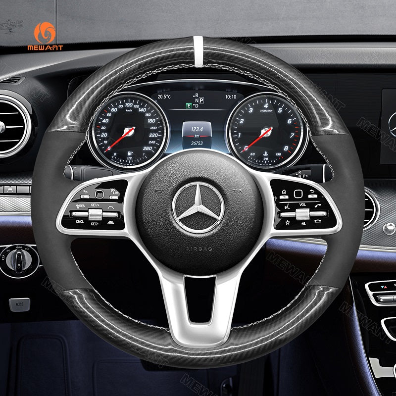 Hand Stitch Car Steering Wheel Cover for Mercedes-Benz W177 W205 C118 C257 W213 X243 W463 H247 X247 X253/C253 W167 X167 Sprinter from Mewant