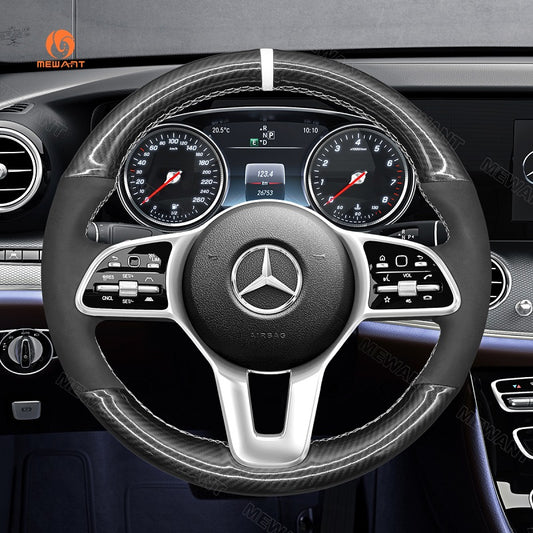 Hand Stitch Car Steering Wheel Cover for Mercedes-Benz W177 W205 C118 C257 W213 X243 W463 H247 X247 X253/C253 W167 X167 Sprinter from Mewant