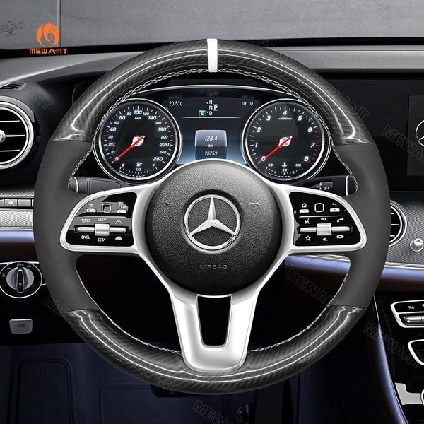 Hand Stitch Car Steering Wheel Cover for Mercedes-Benz W177 W205 C118 C257 W213 X243 W463 H247 X247 X253/C253 W167 X167 Sprinter from Mewant
