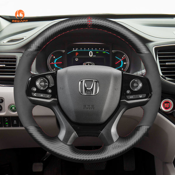 Car Steering Wheel Cover for Honda Pilot Passport Odyssey Ridgeline from Mewant