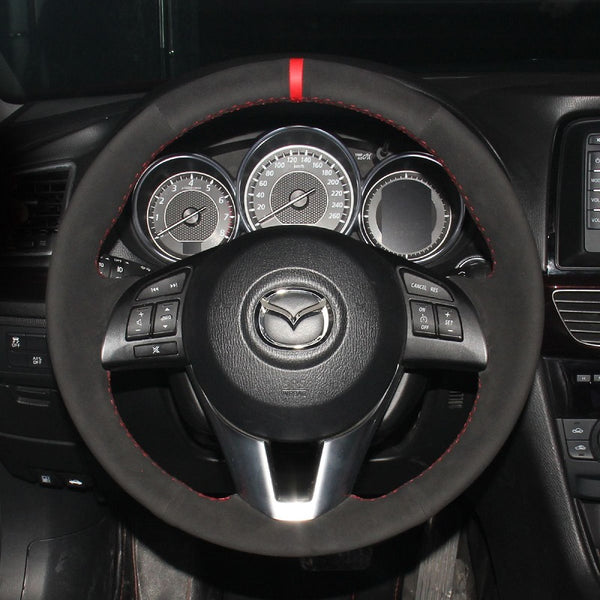 Mewant Car Steering Wheel Cover for Mazda 3 Axela Mazda 6 Atenz Mazda 2 CX3 CX5