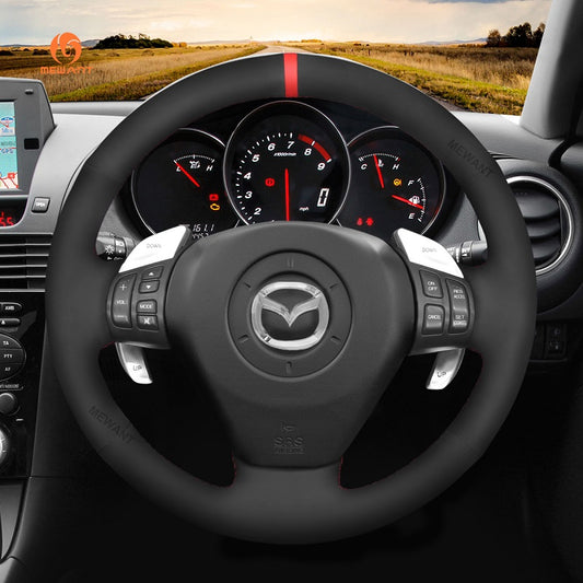 Car Steering Wheel Cover for Mazda RX-8 RX8 2004-2008 from Mewant Car Steering Wheel Wrap
