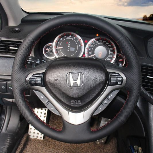 Mewant® Alcantara Car Steering Wheel Cover for Honda Accord 2008 - 2015 - SteeringCover