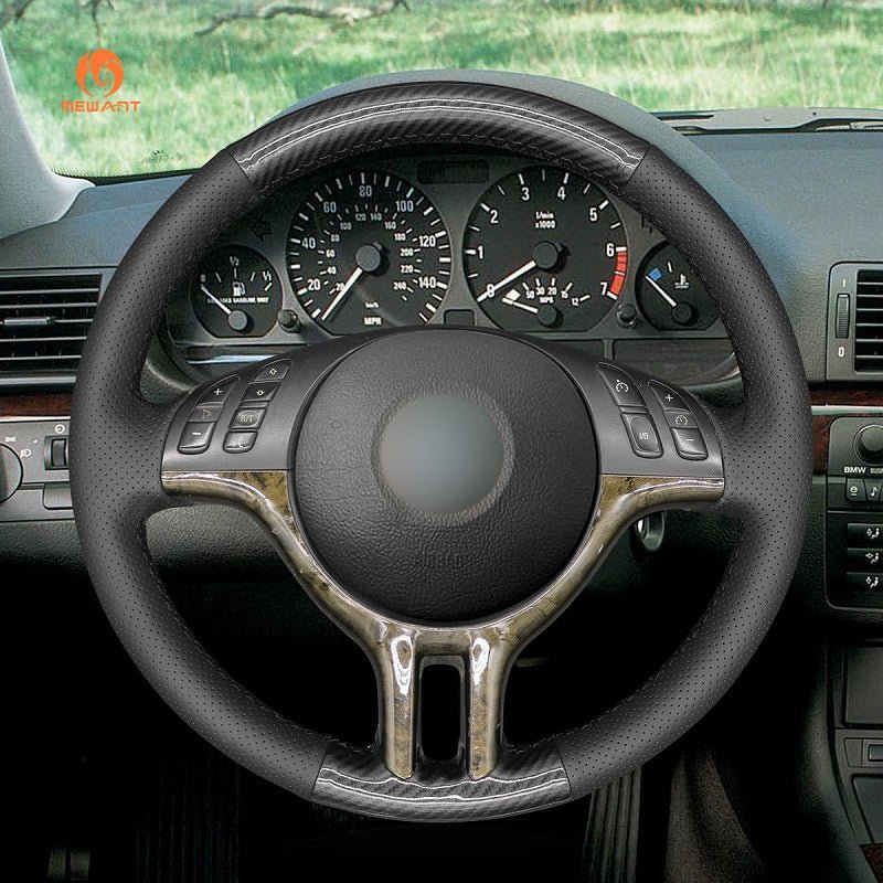 Mewant® Alcantara Car Steering Wheel for 3 Series E46 (Sedan/Touring) 2000 - 2004 - SteeringCover