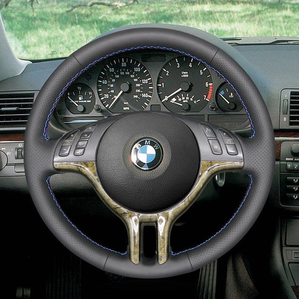 Mewant® Alcantara Car Steering Wheel for 3 Series E46 (Sedan/Touring) 2000 - 2004 - SteeringCover