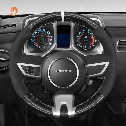 Mewant Car Steering Wheel Cover for Chevrolet (Chevy) Camaro 2010-2011 Steering Cover