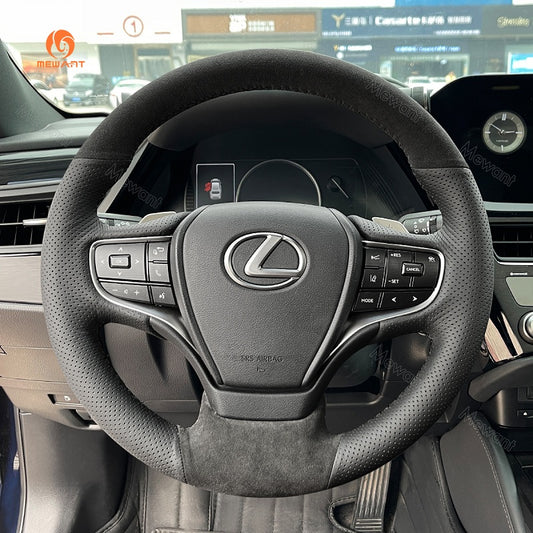 Mewant® Alcantara Car Steering Wheel Cover for Lexus ES300 ES340 ES350 LS350 LS500 UX200 UX250