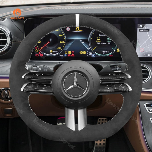 Mewant® Alcantara-Lenkradbezug für Mercedes-Benz W206 C257 W213EQE (V295) EQS (V297)