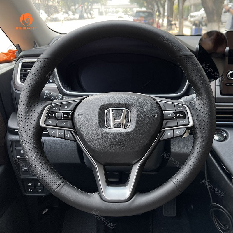 Mewant® Alcantara Car Steering Wheel Cover for Honda Accord 10 2018-2021 / Insight 2019-2021
