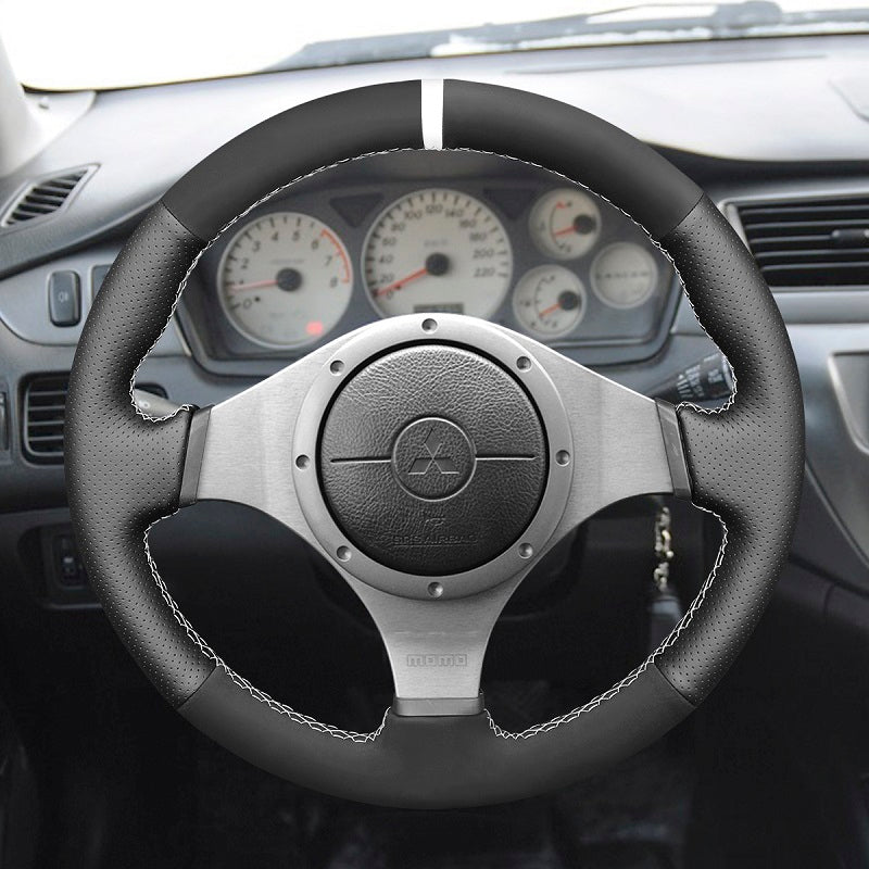 Mewant® Alcantara Car Steering Wheel Cover for Mitsubishi Lancer Evolution 8 VIII / Lancer Evolution 9 IX