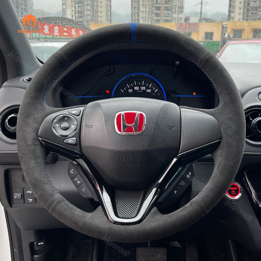 Mewant® Alcantara Car Steering Wheel Cover for Honda HR-V HRV 2019-2020