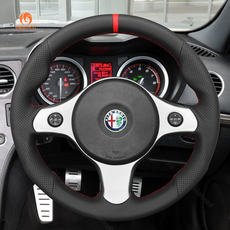 Car Steering Wheel Cover for Alfa Romeo 159 TI Brera 2006-2011 from Mewant