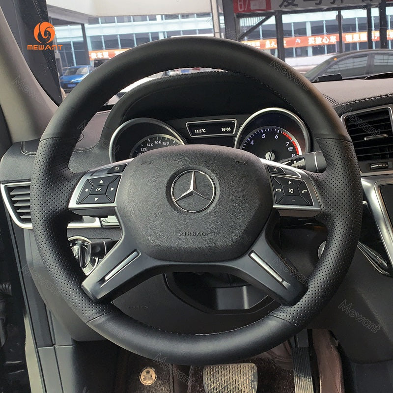 Hand Stitch Car Steering Wheel Cover for Mercedes Benz G-Class W463 2013-2018 from Mewant