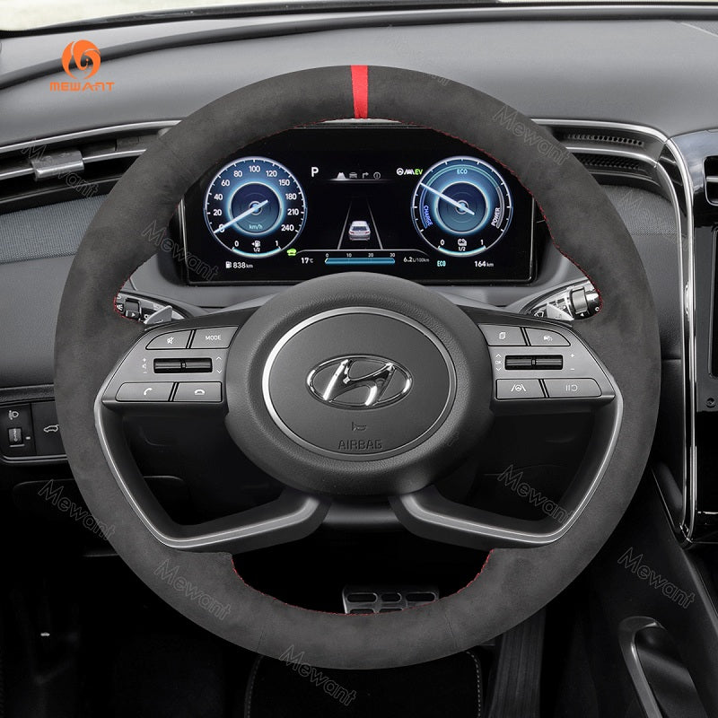Mewant® Alcantara-Lenkradbezug für Hyundai i20 III 2020-2023 / Bayon 2021-2023