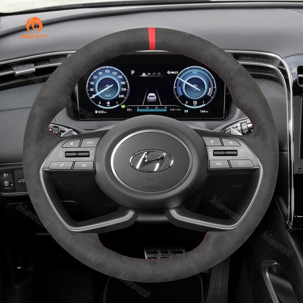 Mewant® Alcantara-Lenkradbezug für Hyundai i20 III 2020-2023 / Bayon 2021-2023