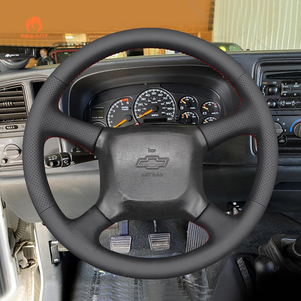 Mewant Car Steering Wheel Cover for Chevrolet (Chevy) Silverado Astro Blazer Series Kodiak S10 Suburban Tahoe Steering Cover