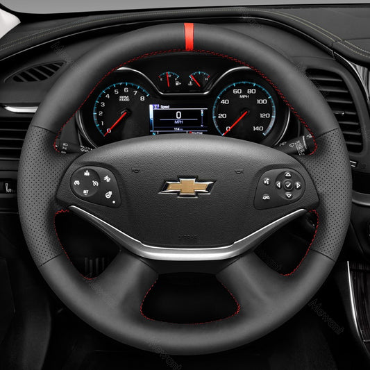Mewant Car Steering Wheel Cover for Chevrolet Impala 2014-2020 Steering Cover