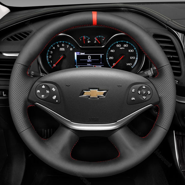 Mewant Car Steering Wheel Cover for Chevrolet Impala 2014-2020 Steering Cover
