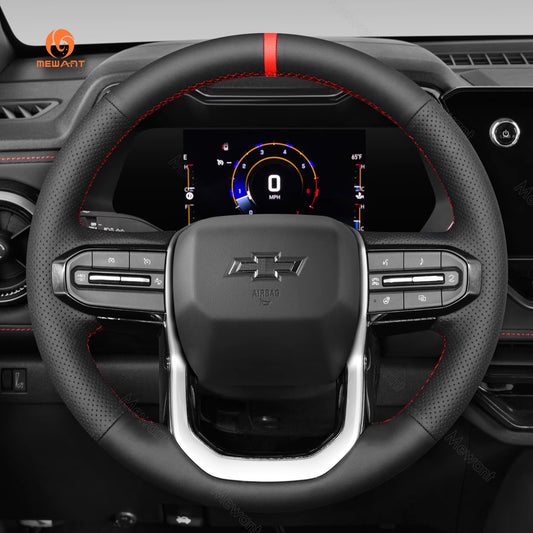Mewant Car Steering Wheel Cover for Chevrolet (Chevy) Colorado 2023-2024 Steering Cover