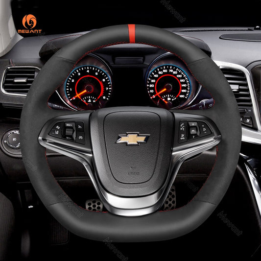 Mewant Car Steering Wheel Cover for Chevrolet SS 2014-2017 Steering Cover