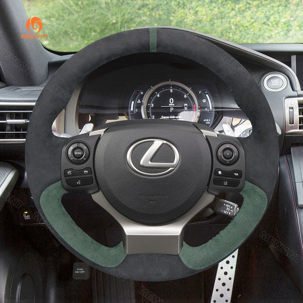 Mewant® Alcantara-Lenkradbezug für Lexus IS200t 2016 2017 IS250 2014 2015 IS300 IS350 IS F-Sport Lexus RC 300