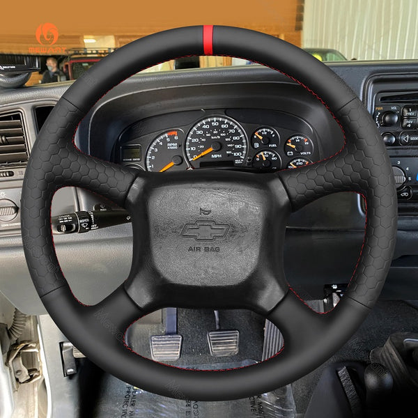 Mewant Car Steering Wheel Cover for Chevrolet (Chevy) Silverado Astro Blazer Series Kodiak S10 Suburban Tahoe Steering Cover