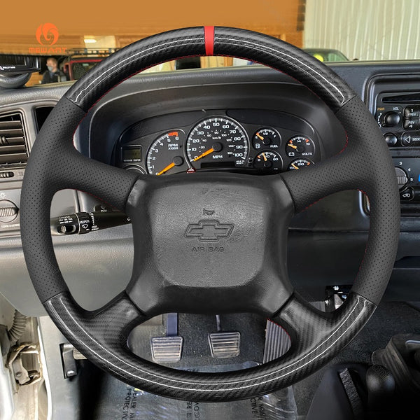 Mewant Car Steering Wheel Cover for Chevrolet (Chevy) Silverado Astro Blazer Series Kodiak S10 Suburban Tahoe Steering Cover