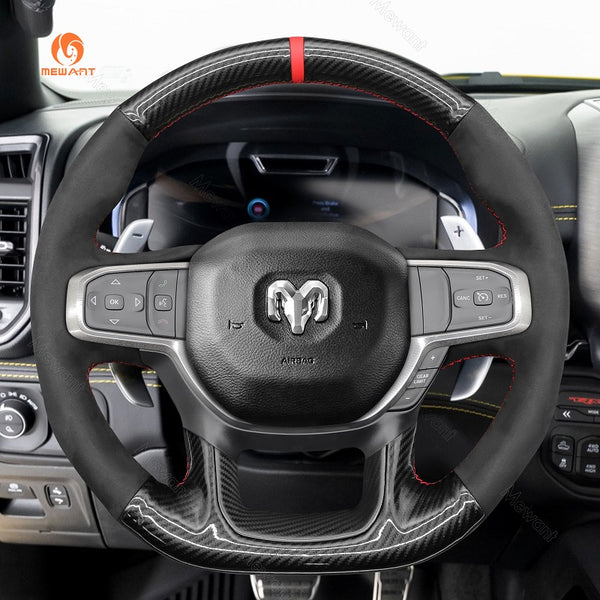 Car Steering Wheel Cover for Dodge Ram 1500 TRX from Mewant